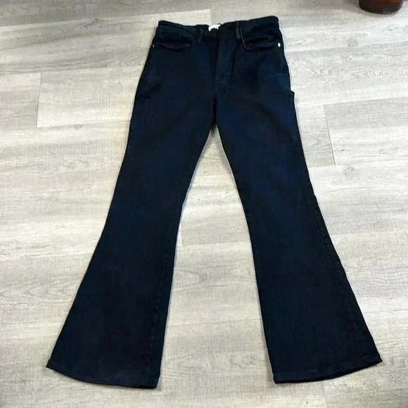FRAME Le One Flare Jeans Size 2 - Picture 3 of 9